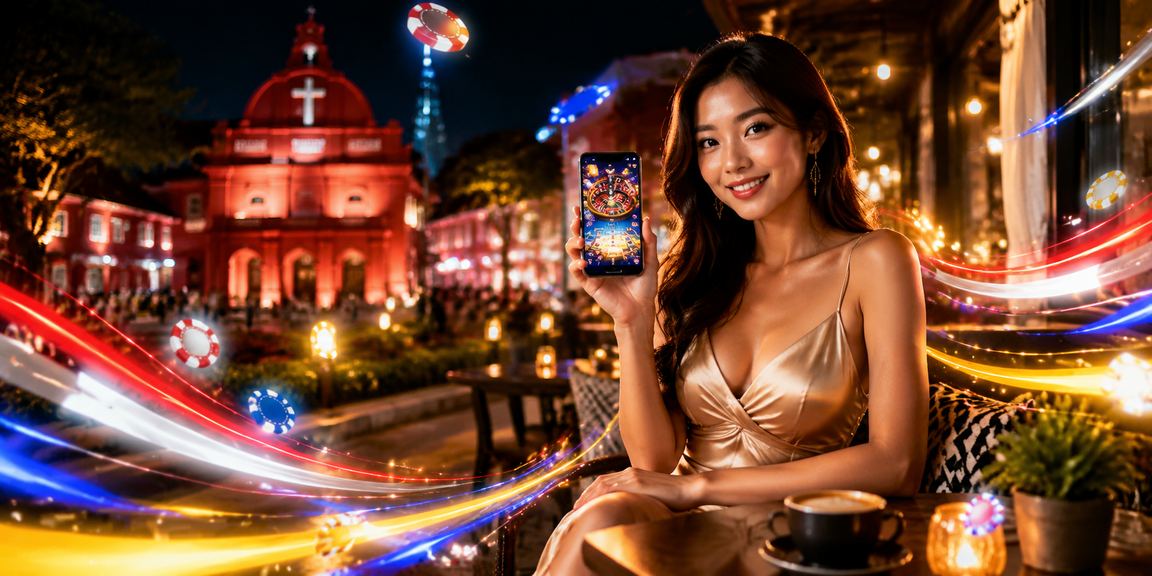 Pengguna Malaysia mengakses promosi kasino melalui aplikasi mudah alih di Malacca